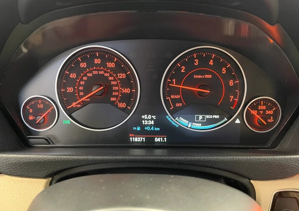 BMW Seria 3 cena 90000 przebieg: 118370, rok produkcji 2013 z Suwałki małe 529